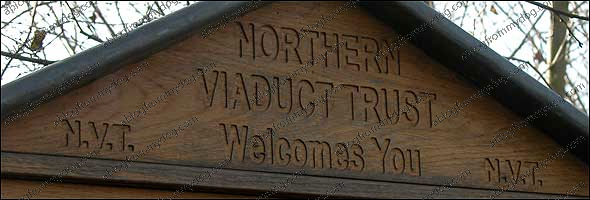 Northern Viaduct Trust sign Northern Viaduct Trust sign