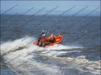 12:52pm - Silloth Lifeboat heads out into the Solway Firth