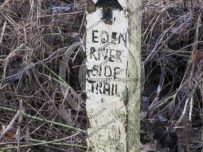 Eden Riverside trail sign