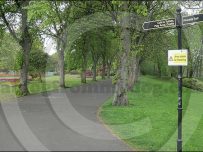 New flood signs erected in Victoria Park, Carlisle New flood signs erected in Victoria Park, Carlisle