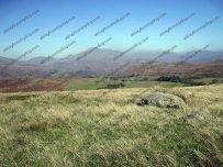 High on the fells looking towards the Lake District
