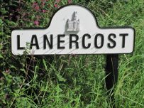 A new sign erected at the entrance to the village A new sign erected at the entrance to the village