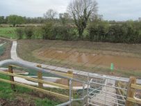 We were not sure about these ponds. Could they be overflow lagoons for the road drains? We were not sure about these ponds. Could they be overflow lagoons for the road drains?