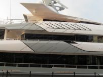 Every surface and line helps make Mogambo a super yacht Every surface and line helps make Mogambo a super yacht