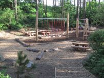 Silloth woodland children's play area Silloth woodland children's play area