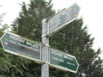 Close to the main car park we have a choice of walks around Moffat Close to the main car park we have a choice of walks around Moffat