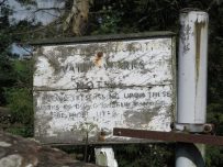 An old Water Board sign near to Castle Carrock reservoir An old Water Board sign near to Castle Carrock reservoir