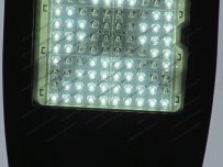 LED streetlights appear brighter than old yellow lights