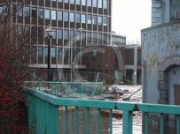 Carlisle Civic Centre under water. Floods 2005