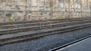 Litterbins on Platform 1 - Carlisle railway station
