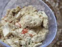 The Pure dog food came in a powder form so ideal for long journeys on foot