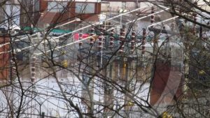 Willowholme substation surrounded by water